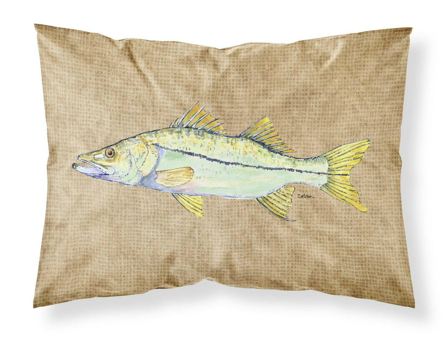 Snook Standard Pillowcase Lightweight Super Soft Easy Care Decorative Artwork Pillowcase, Standard