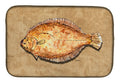Flounder Dish Drying Mat Absorbent Dish Drying Mat Pad for Kitchen Counter Dish Drainer Mat for Countertop, 14 x 21", Multicolor
