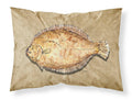 Flounder Standard Pillowcase Lightweight Super Soft Easy Care Decorative Artwork Pillowcase, Standard