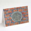 New Orleans Watermeter on Bricks Greeting Cards Pack of 8 Blank Cards with Envelopes Whimsical A7 Size 5x7