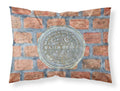 New Orleans Watermeter on Bricks Standard Pillowcase Lightweight Super Soft Easy Care Decorative Artwork Pillowcase, Standard