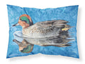 Teal Duck Standard Pillowcase Lightweight Super Soft Easy Care Decorative Artwork Pillowcase, Standard