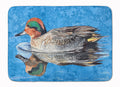 Teal Duck Memory Foam Kitchen Mat Machine Washable Anti-Fatigue Cushion Comfort Bath or Kitchen Rug
