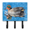 Teal Duck Leash or Key Holder Wall Hooks, Coat Rack Wall Mount, for Hanging Keys, Towels, Aprons, Leashes