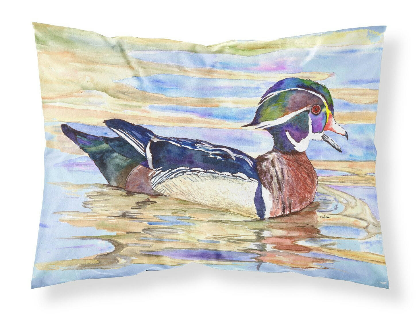 Wood Duck Standard Pillowcase Lightweight Super Soft Easy Care Decorative Artwork Pillowcase, Standard