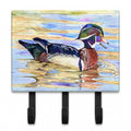 Wood Duck Leash or Key Holder Wall Hooks, Coat Rack Wall Mount, for Hanging Keys, Towels, Aprons, Leashes