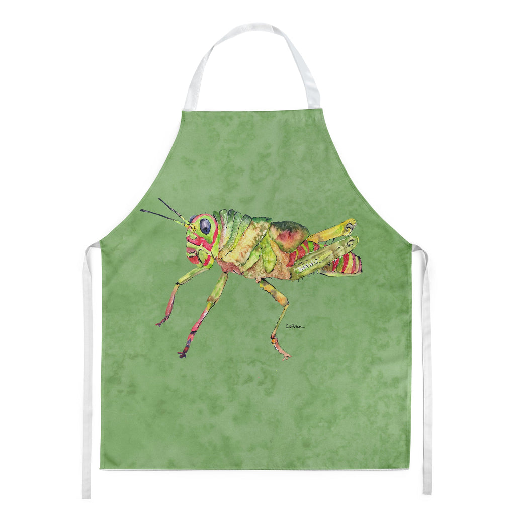 Grasshopper on Avacado Apron Cooking Kitchen Server Baking Crafts Gardening for Adult Women Men, Unisex, Large, Multicolor