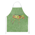 Grasshopper on Avacado Apron Cooking Kitchen Server Baking Crafts Gardening for Adult Women Men, Unisex, Large, Multicolor