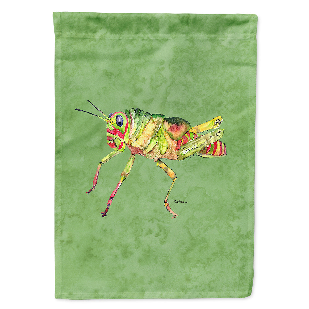 Grasshopper on Avacado House Flag 28x40 Porch Sleeve Pole Decorative Outside Yard Banner Artwork Wall Hanging, Polyester