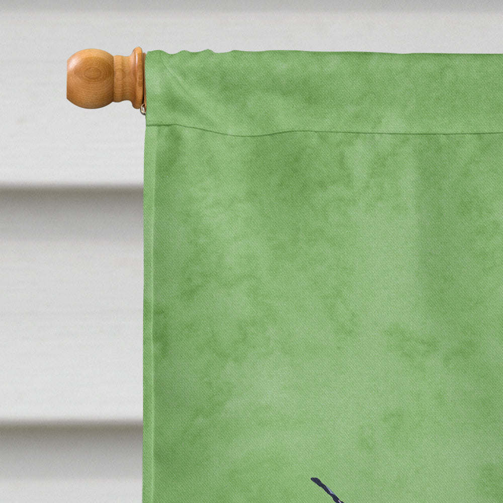 Grasshopper on Avacado House Flag 28x40 Porch Sleeve Pole Decorative Outside Yard Banner Artwork Wall Hanging, Polyester