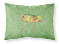 Grasshopper on Avacado Standard Pillowcase Lightweight Super Soft Easy Care Decorative Artwork Pillowcase, Standard