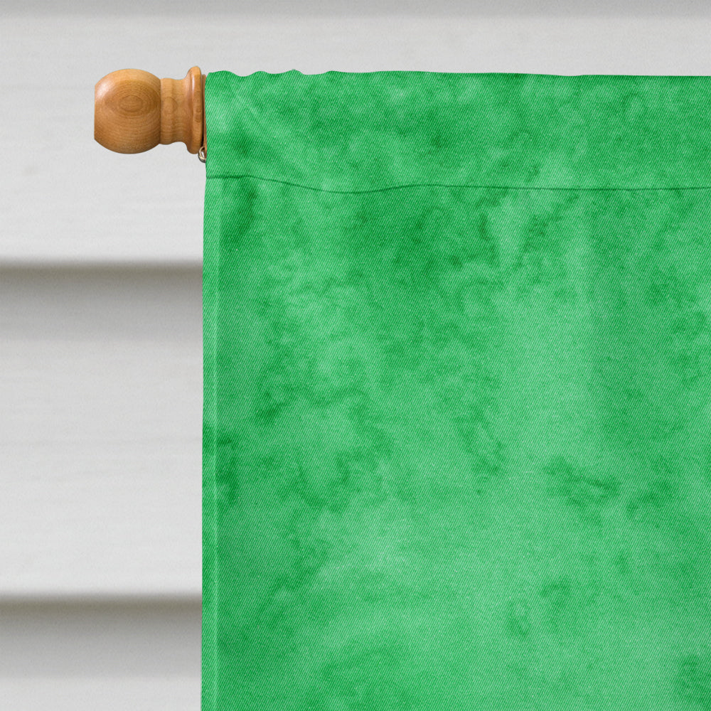Grasshopper on Green House Flag 28x40 Porch Sleeve Pole Decorative Outside Yard Banner Artwork Wall Hanging, Polyester