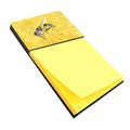 Bee on Yellow Watercolor Sticky Note Holder Refillable Dispenser Desk Accessory 3x3 Pad Gift