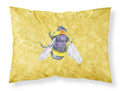 Bee on Yellow Standard Pillowcase Lightweight Super Soft Easy Care Decorative Artwork Pillowcase, Standard