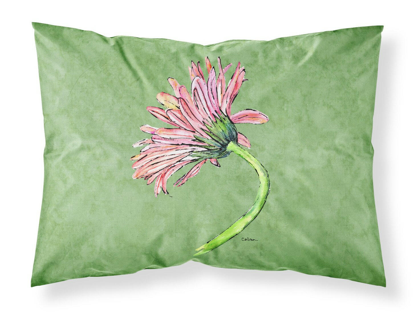 Gerber Daisy Pink Standard Pillowcase Lightweight Super Soft Easy Care Decorative Artwork Pillowcase, Standard