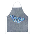 Butterfly on Gray Apron Cooking Kitchen Server Baking Crafts Gardening for Adult Women Men, Unisex, Large, Multicolor