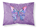 Butterfly on Purple Standard Pillowcase Lightweight Super Soft Easy Care Decorative Artwork Pillowcase, Standard