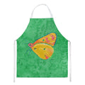 Butterfly Orange on Green Apron Cooking Kitchen Server Baking Crafts Gardening for Adult Women Men, Unisex, Large, Multicolor