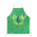 Butterfly Green on Green Apron Cooking Kitchen Server Baking Crafts Gardening for Adult Women Men, Unisex, Large, Multicolor