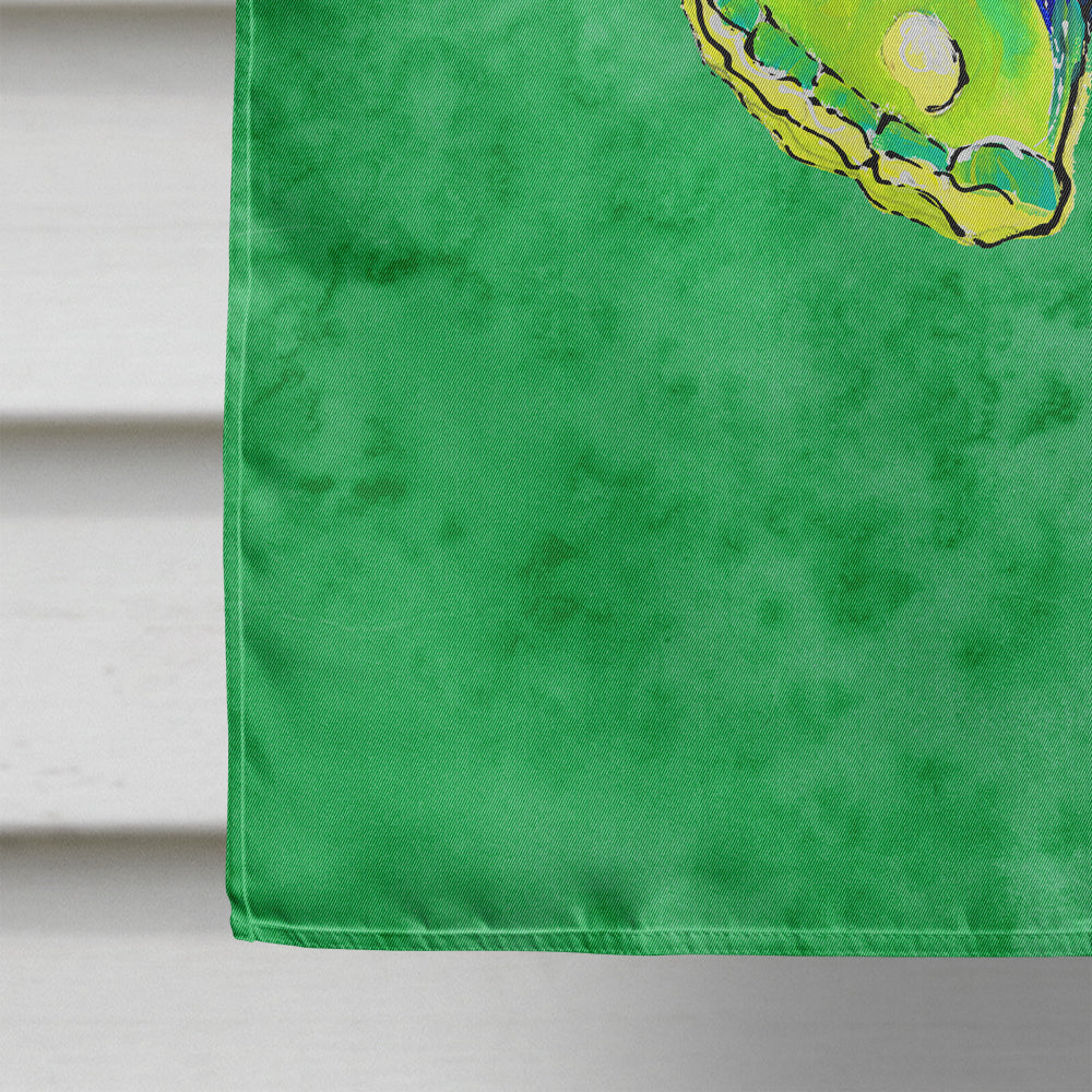 Butterfly Green on Green House Flag 28x40 Porch Sleeve Pole Decorative Outside Yard Banner Artwork Wall Hanging, Polyester