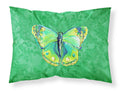 Butterfly Green on Green Standard Pillowcase Lightweight Super Soft Easy Care Decorative Artwork Pillowcase, Standard