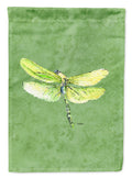 Dragonfly on Avacado House Flag 28x40 Porch Sleeve Pole Decorative Outside Yard Banner Artwork Wall Hanging, Polyester