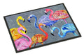 Flamingo Six Senses Doormat Indoor Outdoor 18H X 27W Front Door Mat Rugs for Entryway, Non Slip Washable