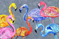 Flamingo Six Senses Fabric Placemat Washable Placemat Dinner Table Decor No Ironing Linen Look
