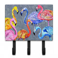 Flamingo Six Senses Leash or Key Holder Wall Hooks, Coat Rack Wall Mount, for Hanging Keys, Towels, Aprons, Leashes