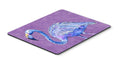 Flamingo on Purple Mouse Pad, Heat Resistant Trivet Hot Pad , Non Slip Rubber Desk Mat, Kitchen Counter Protector, Home Office Decor Gift