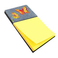 Gerber Daisy and Buttefly Watercolor Sticky Note Holder Refillable Dispenser Desk Accessory 3x3 Pad Gift