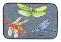 Dragonfly Times Three Dish Drying Mat Absorbent Dish Drying Mat Pad for Kitchen Counter Dish Drainer Mat for Countertop, 14 x 21", Multicolor