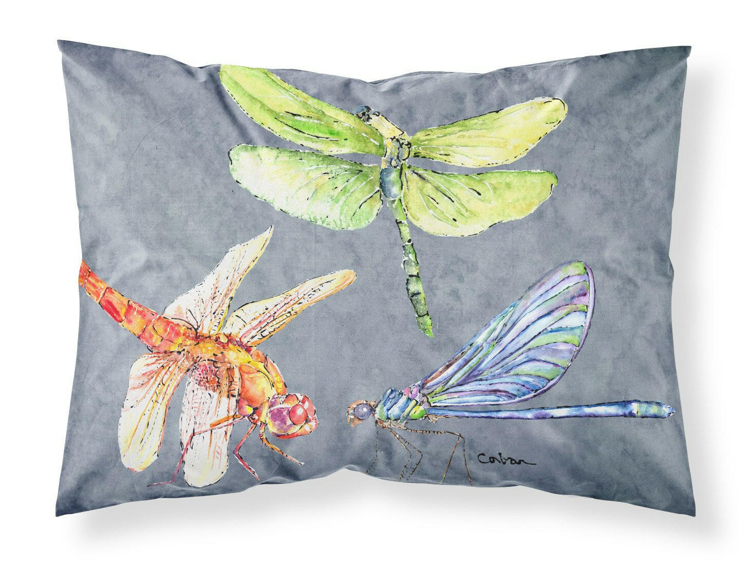 Dragonfly Times Three Standard Pillowcase Lightweight Super Soft Easy Care Decorative Artwork Pillowcase, Standard