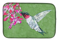 Hummingbird Dish Drying Mat Absorbent Dish Drying Mat Pad for Kitchen Counter Dish Drainer Mat for Countertop, 14 x 21", Multicolor