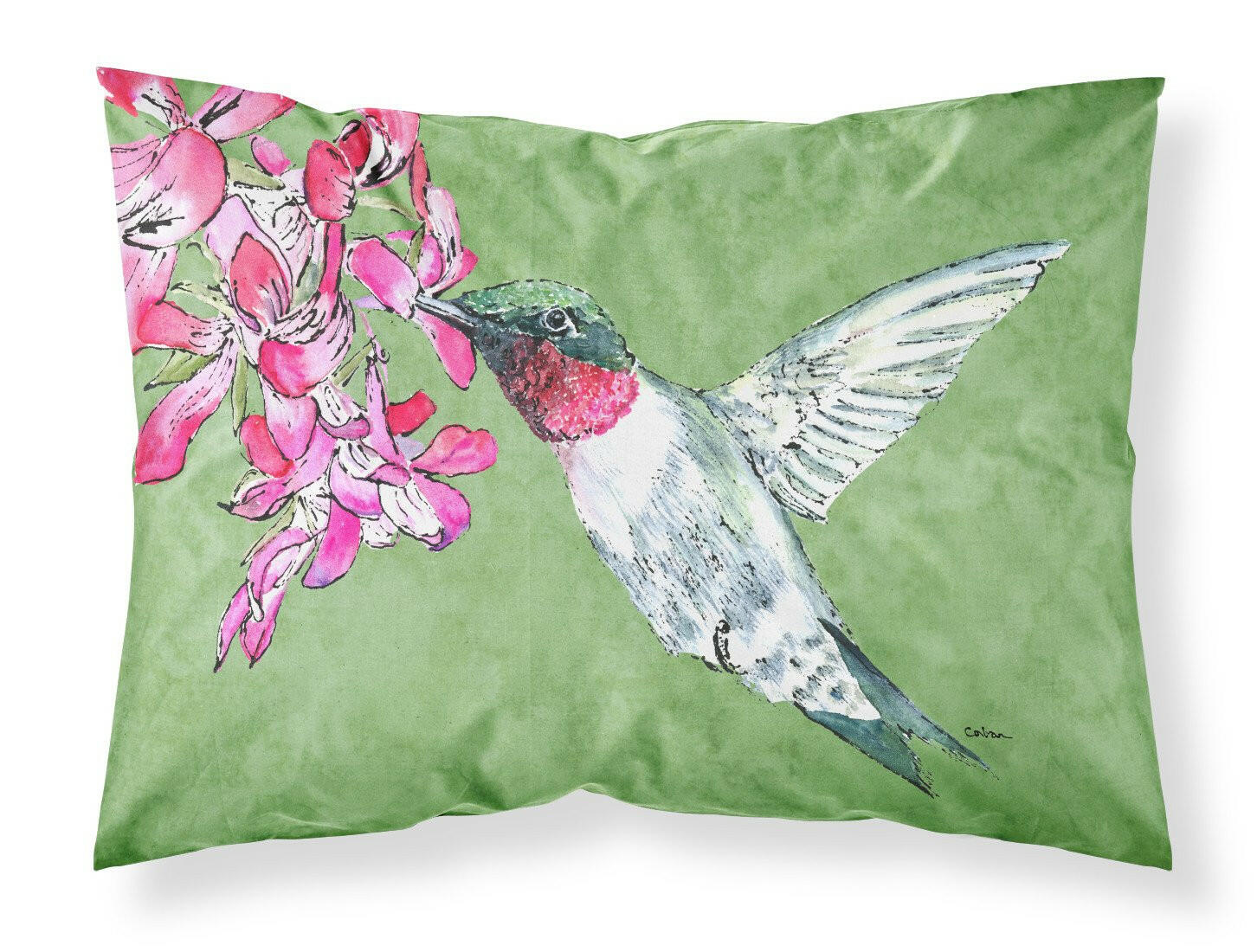 Hummingbird Standard Pillowcase Lightweight Super Soft Easy Care Decorative Artwork Pillowcase, Standard