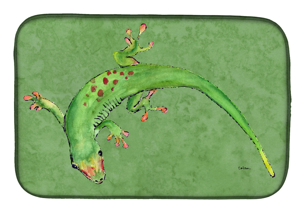 Gecko Dish Drying Mat Absorbent Dish Drying Mat Pad for Kitchen Counter Dish Drainer Mat for Countertop, 14 x 21", Multicolor