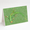 Gecko Greeting Cards Pack of 8 Blank Cards with Envelopes Whimsical A7 Size 5x7