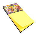 Day Lillies Watercolor Sticky Note Holder Refillable Dispenser Desk Accessory 3x3 Pad Gift
