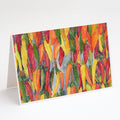 Hot Peppers Greeting Cards Pack of 8 Blank Cards with Envelopes Whimsical A7 Size 5x7