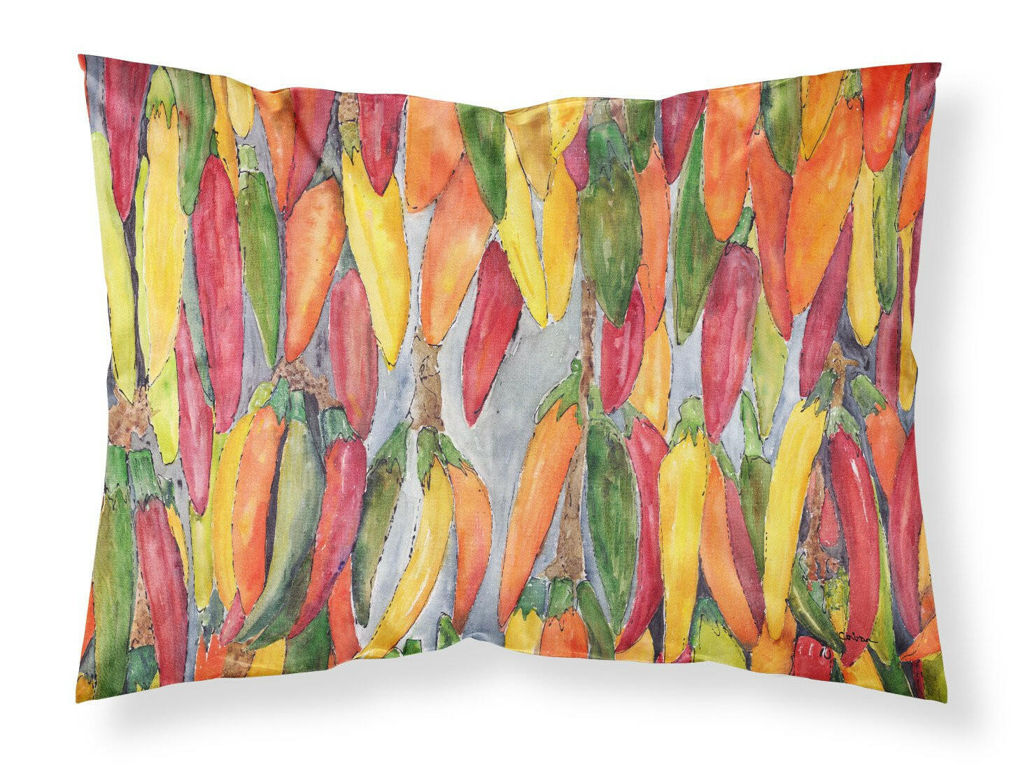 Hot Peppers Standard Pillowcase Lightweight Super Soft Easy Care Decorative Artwork Pillowcase, Standard