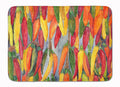 Hot Peppers Memory Foam Kitchen Mat Machine Washable Anti-Fatigue Cushion Comfort Bath or Kitchen Rug
