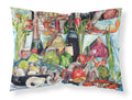 Wine Crab Shrimp and Oysters Standard Pillowcase Lightweight Super Soft Easy Care Decorative Artwork Pillowcase, Standard