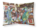 Blue Crabby New Orleans Beer Bottles Standard Pillowcase Lightweight Super Soft Easy Care Decorative Artwork Pillowcase, Standard