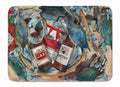 New Orleans Beers and Crabs Memory Foam Kitchen Mat Machine Washable Anti-Fatigue Cushion Comfort Bath or Kitchen Rug