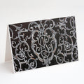 Ironwork Fence Greeting Cards Pack of 8 Blank Cards with Envelopes Whimsical A7 Size 5x7