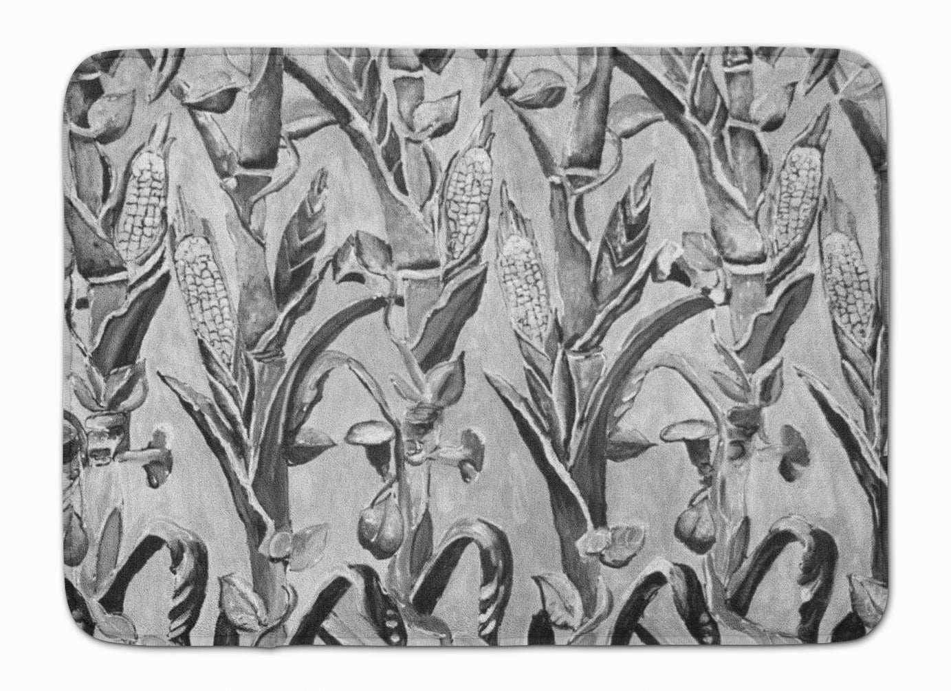 Corn Ironwork Fence Memory Foam Kitchen Mat Machine Washable Anti-Fatigue Cushion Comfort Bath or Kitchen Rug