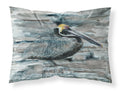 Pelican in Grey Standard Pillowcase Lightweight Super Soft Easy Care Decorative Artwork Pillowcase, Standard