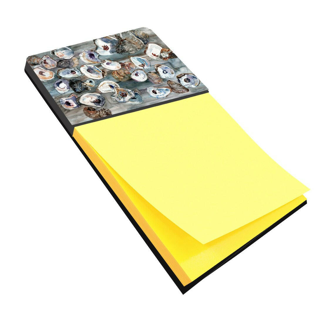 Bunch of Oysters Watercolor Sticky Note Holder Refillable Dispenser Desk Accessory 3x3 Pad Gift