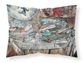 Basket Full of Blue Crabs Standard Pillowcase Lightweight Super Soft Easy Care Decorative Artwork Pillowcase, Standard