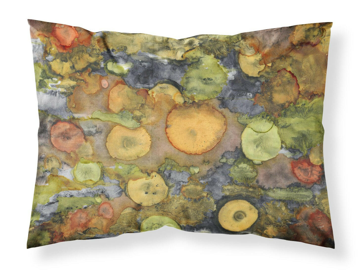 Abstract with Mother Earth Standard Pillowcase Lightweight Super Soft Easy Care Decorative Artwork Pillowcase, Standard